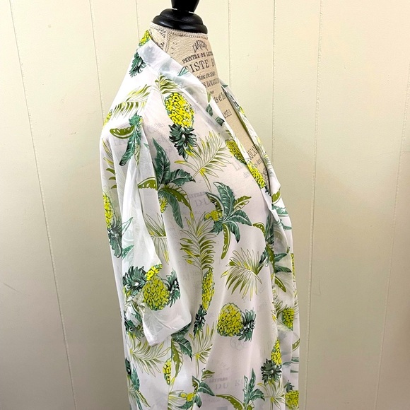 JC Sunny pineapple print coverup - Picture 3 of 6